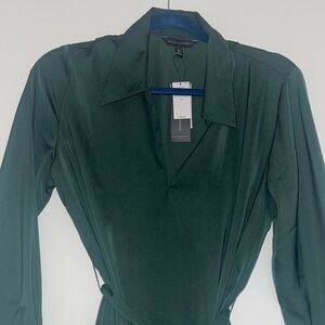 Brand New, Split neck knee length dress, size medium